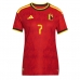 Camiseta Bélgica Kevin De Bruyne #7 Primera Equipación Replica Mundial 2026 para mujer mangas cortas